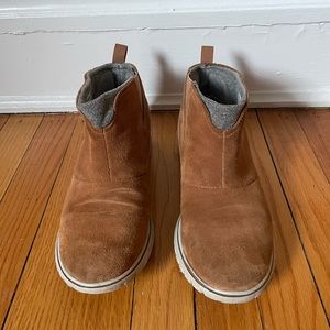 Sorel Boots Insulated Waterproof 8 Womens Tan NL2746 Pull On